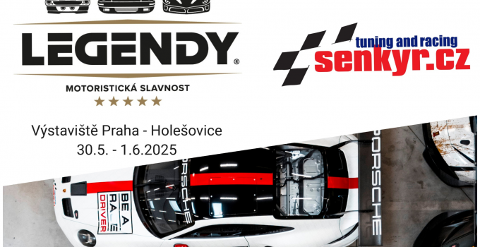 Legendy 2025 & Šenkýř Motorsport: Pozvánka na největší automobilovou výstavu v ČR
