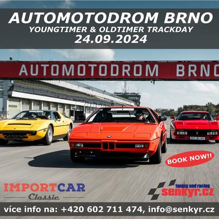 Automotodrom Brno Youngtimer & Oldtimer Trackday - 24.09.2024
●...